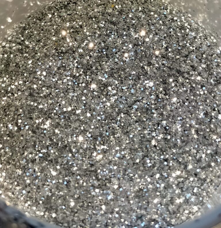 glitter argento